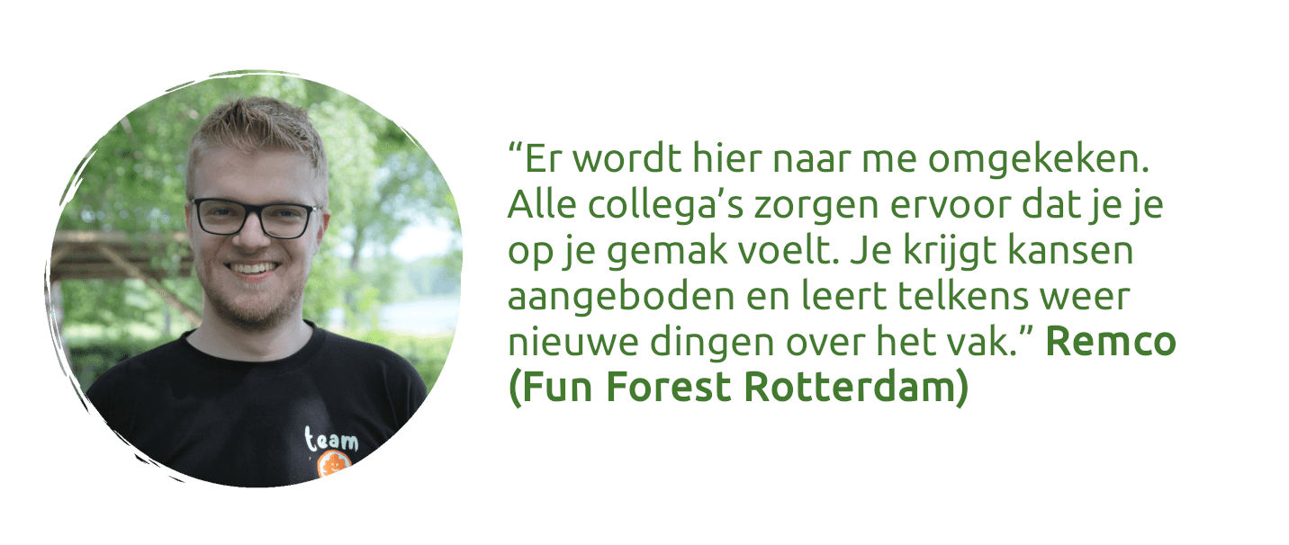 remco, medewerker, quote, fun forest