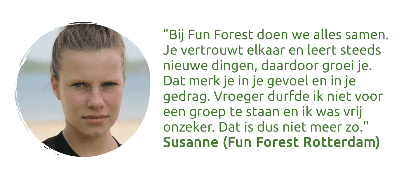 werkneemster, susanne, quote, fun forest