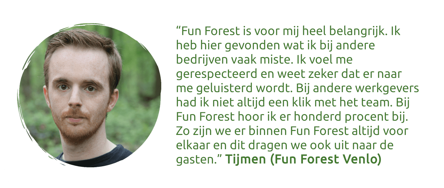 werknemer, quote, fun forest